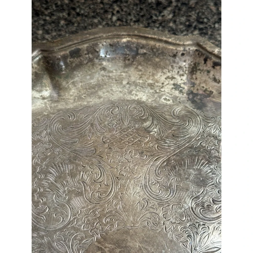 Vintage International Silver Co Silver‎ Plate Coffee Tea Set Classic Footed